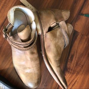 Free People buckled ankle bootie